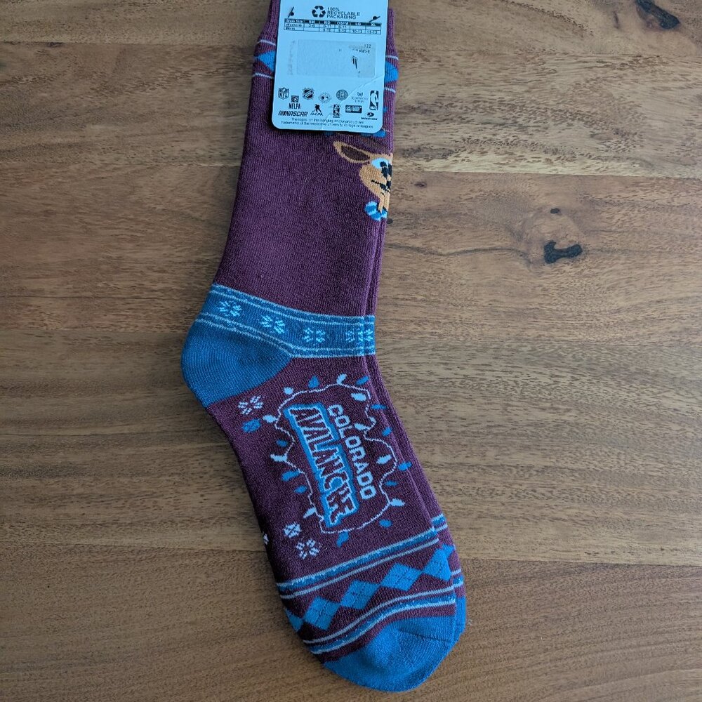 Colorado Avalanche Holiday Socks